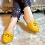 Yellow Mules for Her-615 - Image 3