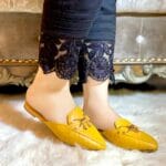 Yellow Mules for Her-615 - Image 4