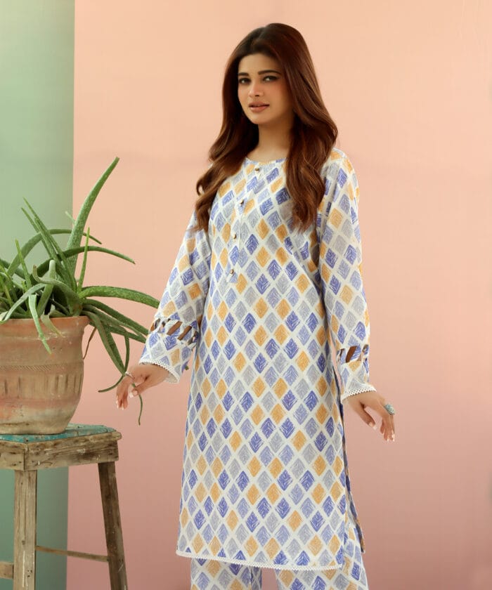 Serenity-Stitched 2 Pcs Suit - Image 2