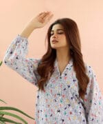 Radiant Birds -Stitched 2 Pcs Suit - Image 3