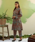 Orange Zest -Stitched 2 Pcs Suit - Image 5