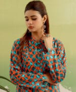 Orange Zest -Stitched 2 Pcs Suit