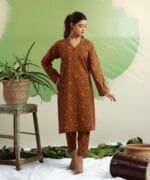 Rustic Rosewood Duo -Stitched 2 Pcs Suit - Image 4