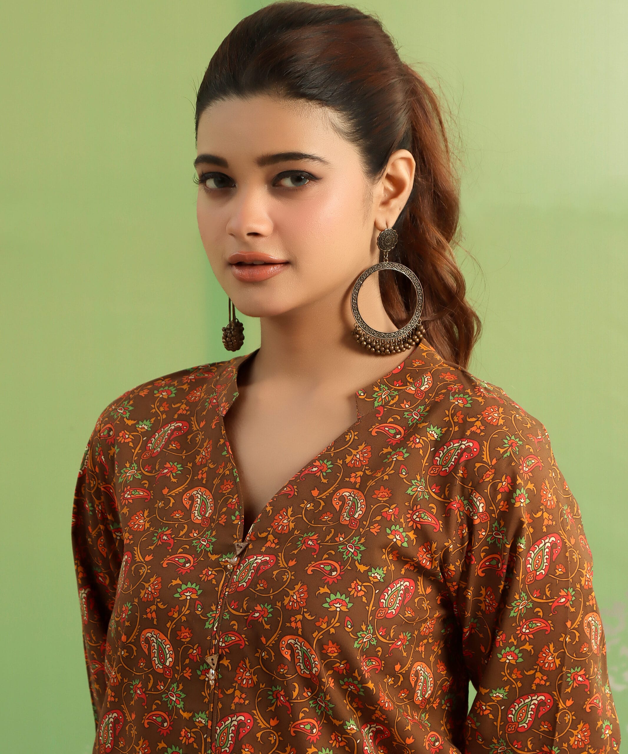 IMG_7528 Rustic Rosewood Duo -Stitched 2 Pcs Suit - Image 1