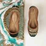 Green Embroidered Khussa