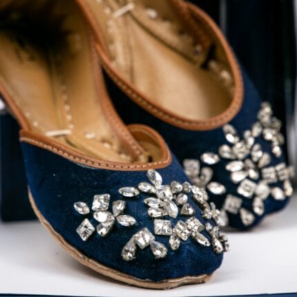 Blue Crystal Elegance Shoes