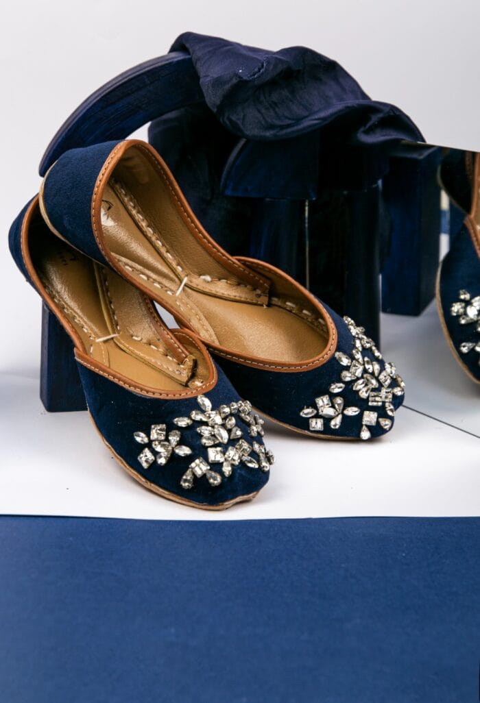 Blue Crystal Elegance Shoes - Image 7
