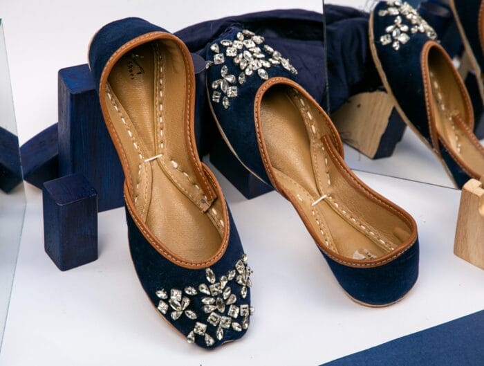 Blue Crystal Elegance Shoes - Image 6