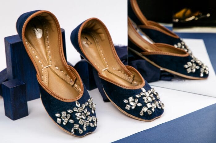 Blue Crystal Elegance Shoes - Image 5