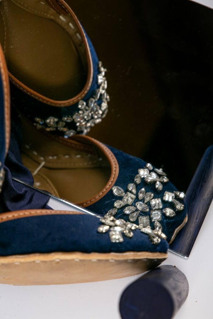 Blue Crystal Elegance Shoes - Image 4