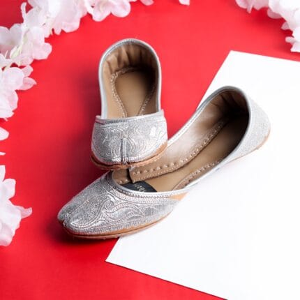 Silver Serenity Tilla Khussa  -131