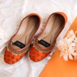 Regal Radiance Rust Khussa-2261 - Image 3