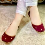 Casual Khussa In Maroon-2383 - Image 2
