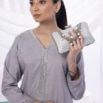 Lilac Embellished 2 PC Dress