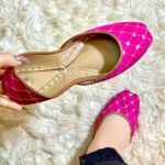 Casual Pink Khussa By Snf