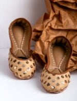 Casual Golden Khussa By Snf