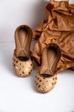 Casual Golden Khussa By Snf