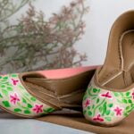 hand painted khussa for her