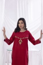 red 2 pc dress for her