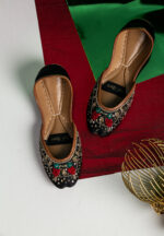 Black khussa with parrot serenity Se-22 - Image 2