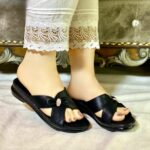 Black Comfy Flats For Her-3319 - Image 2