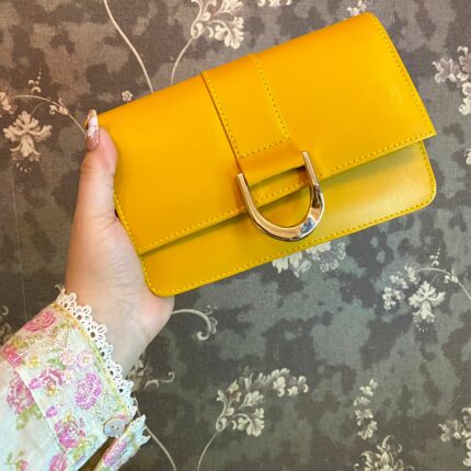 Cross Body Bag In Yellow