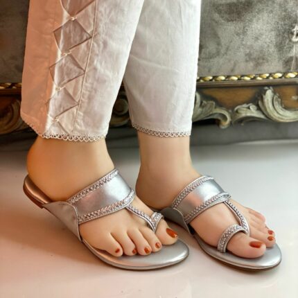 Silver Kolapuri For Her