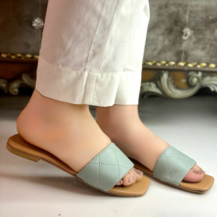 Casual Flats In L.Green