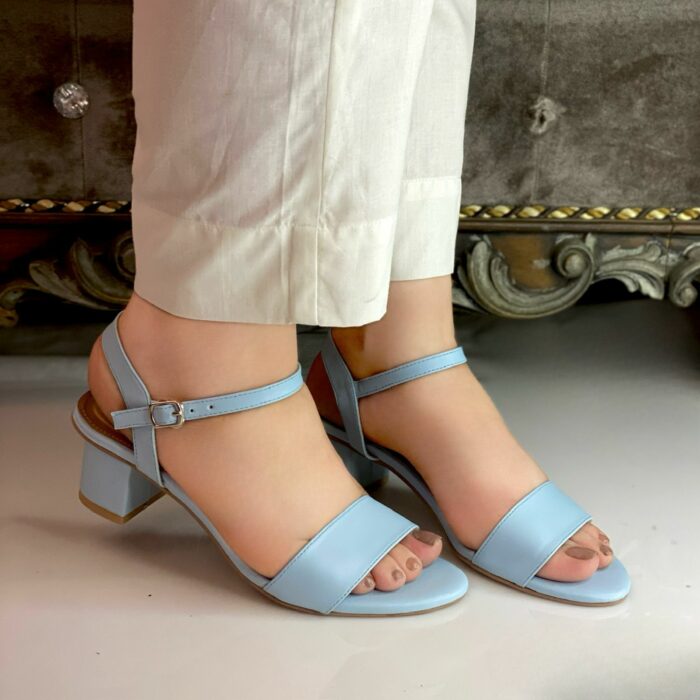 Sky Blue Heels For Her-7233 - Image 3
