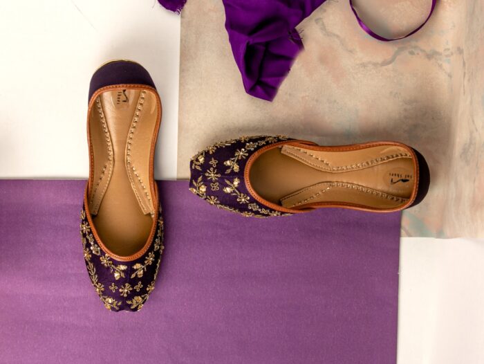 Purple Khussa For her-2150 - Image 5