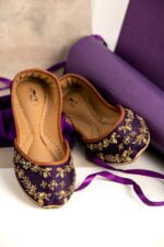 Purple Khussa For her-2150 - Image 3