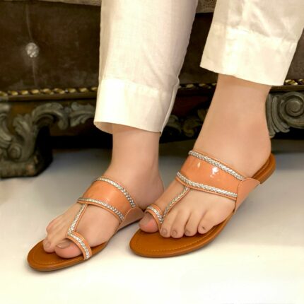 pink kolapuri for her