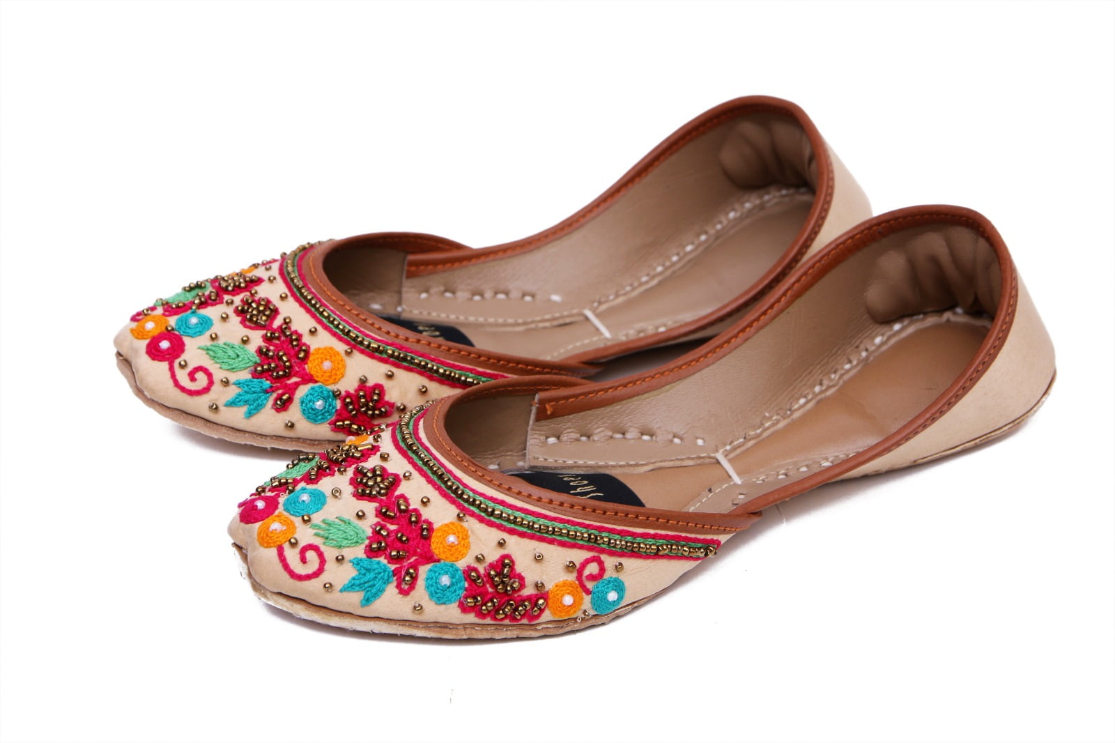 WhatsApp Image 2024-04-17 at 14.08.54_223b6626 Golden Khussa With Multi Thred Work-2399 - Image 1