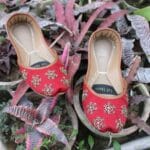 Maroon Khussa For Her-2164