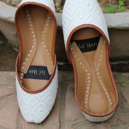 White Khussa For Her