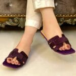 purple flats for her