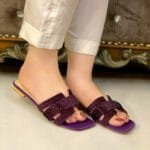 purple flats for her