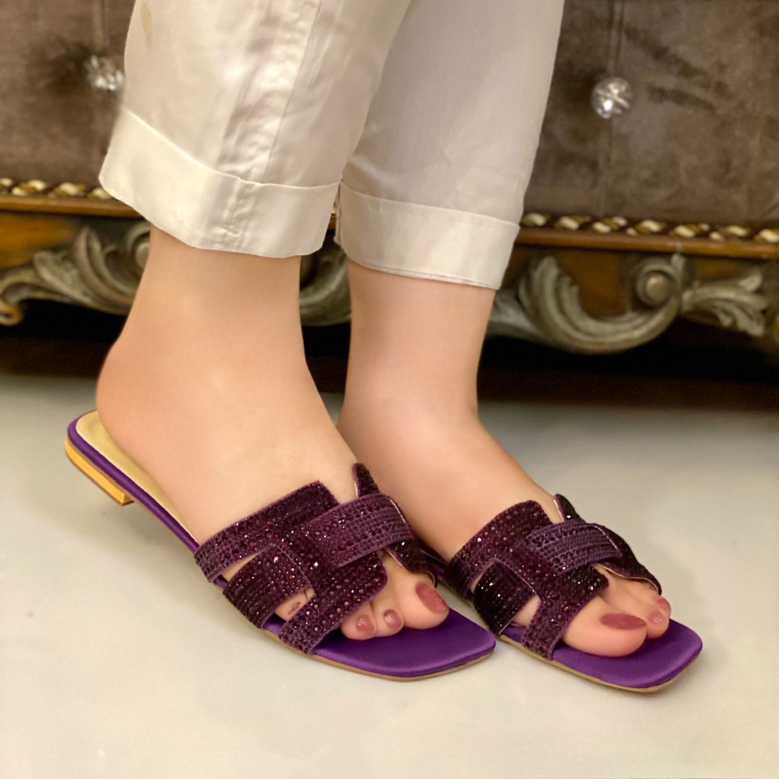 purple flats for her purple flats for her