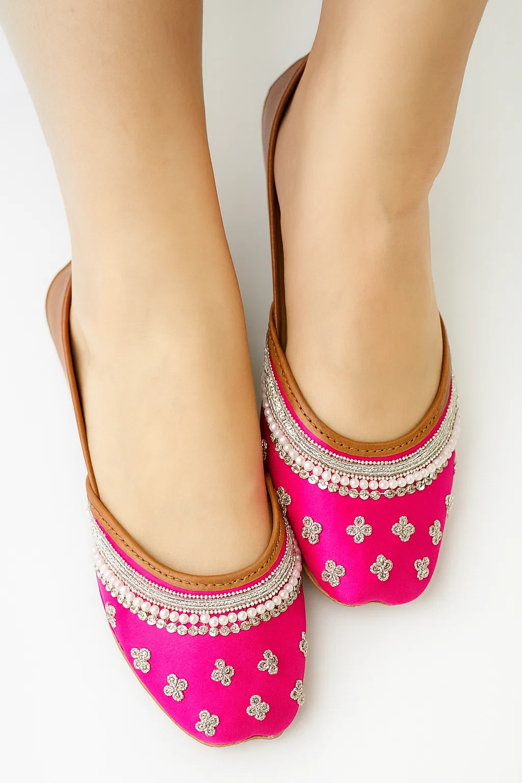 876 Regal Radiance Khussa-2261 Pink