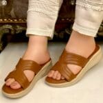 Softy Flats In Brown-3351 - Image 2