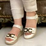 Comfy Sandals In White-3349 - Image 3
