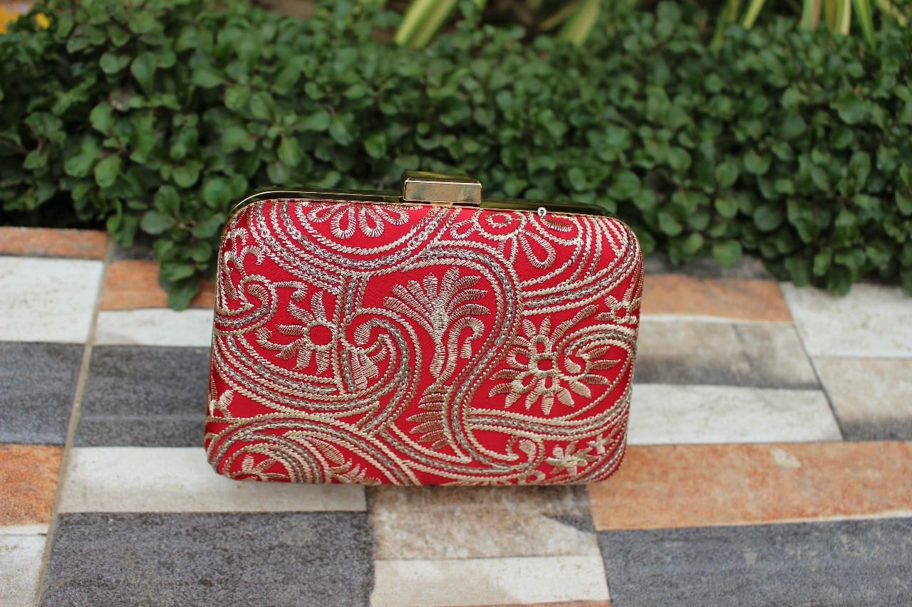 Red Clutch For Her-CL Red Clutch For Her-CL