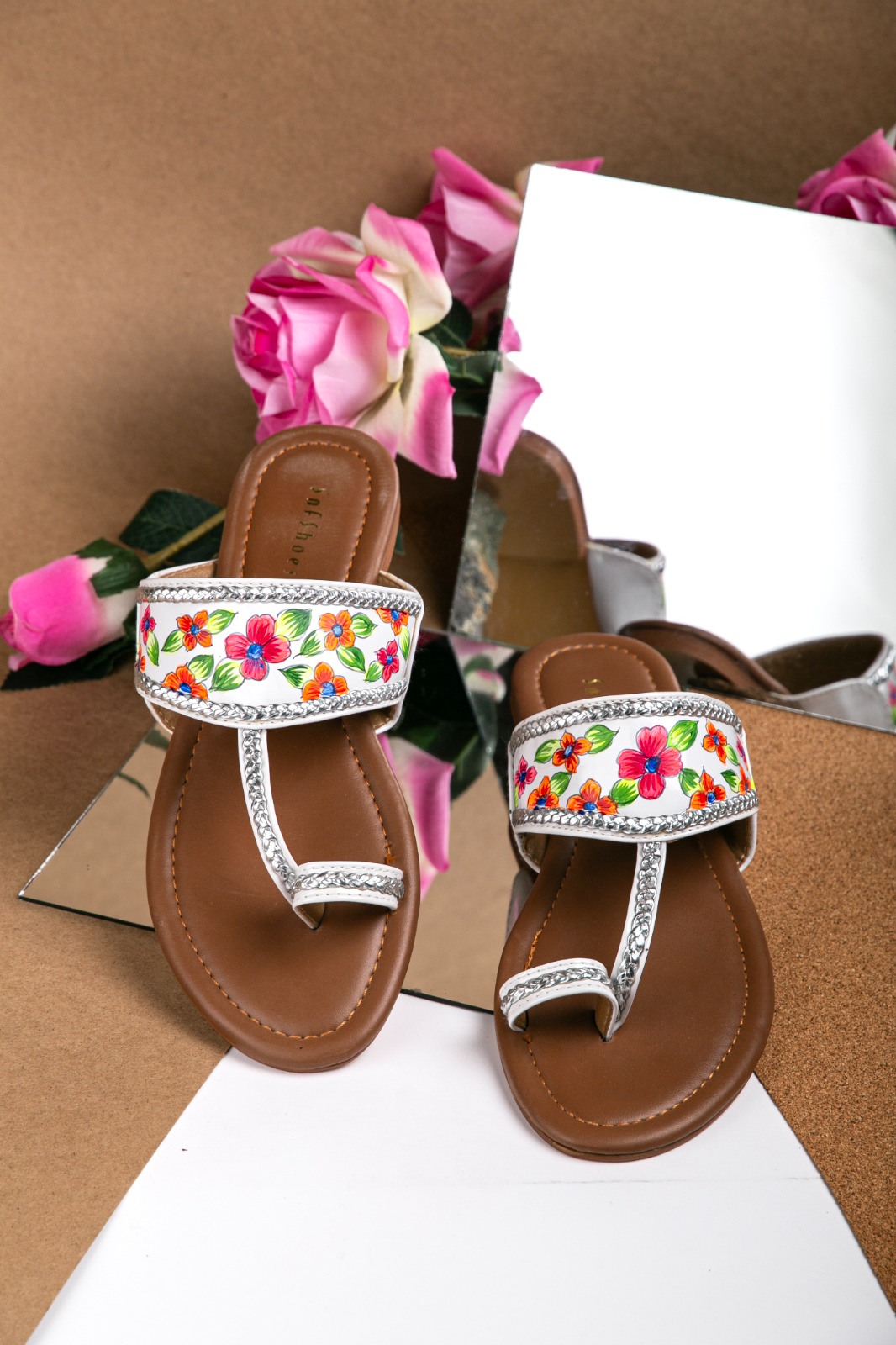 white painting kolapuri for her white painting kolapuri for her