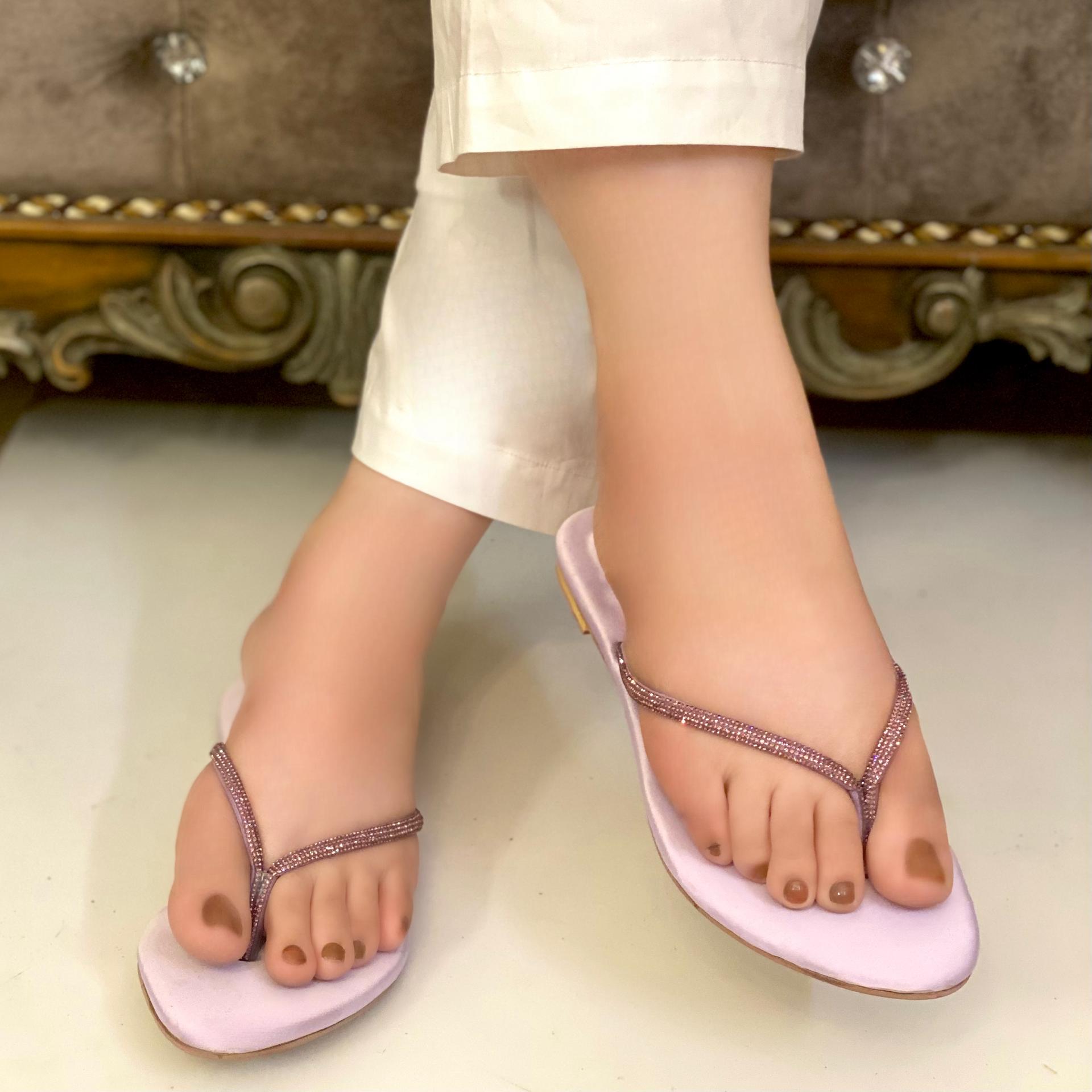 Sparkle slides in lilac Sparkle slides in lilac