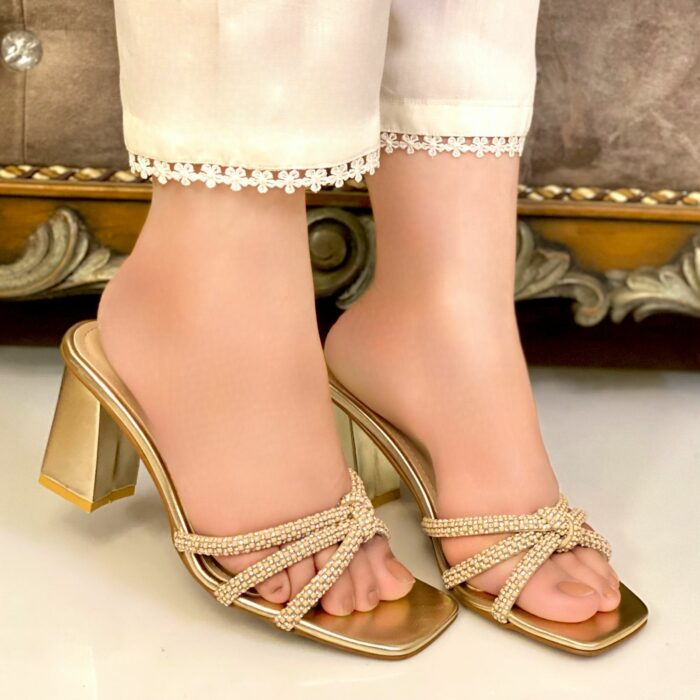 Golden Heels For Her-7239 - Image 3