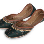 Regal Radiance Green Khussa-2261