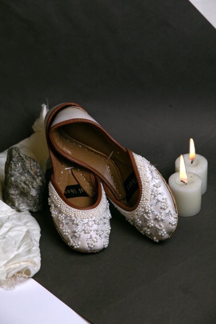 white khussa for her