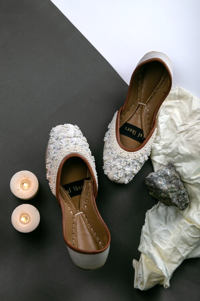 white khussa for her