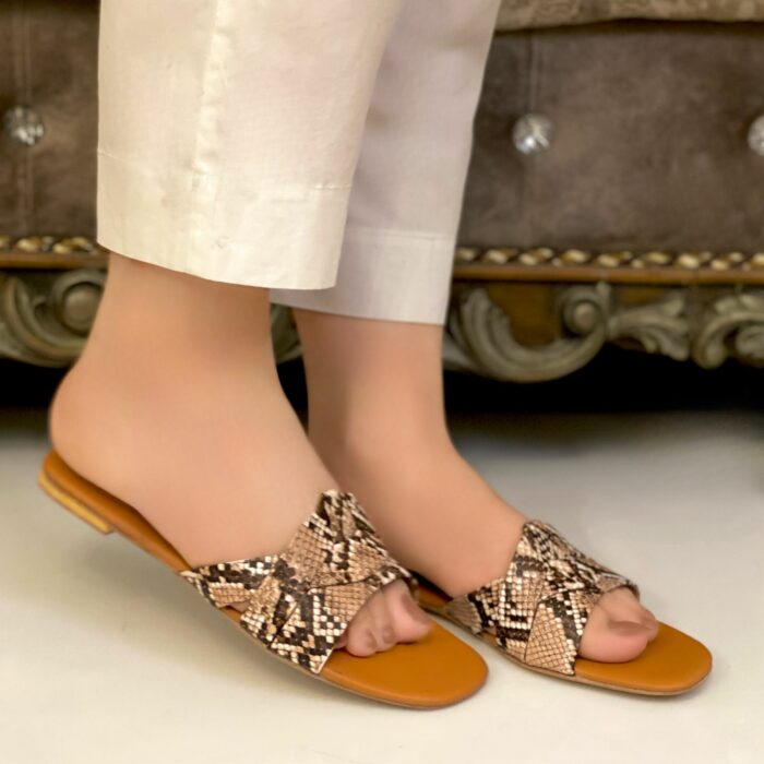 Brown Flats For Her-3386 - Image 2