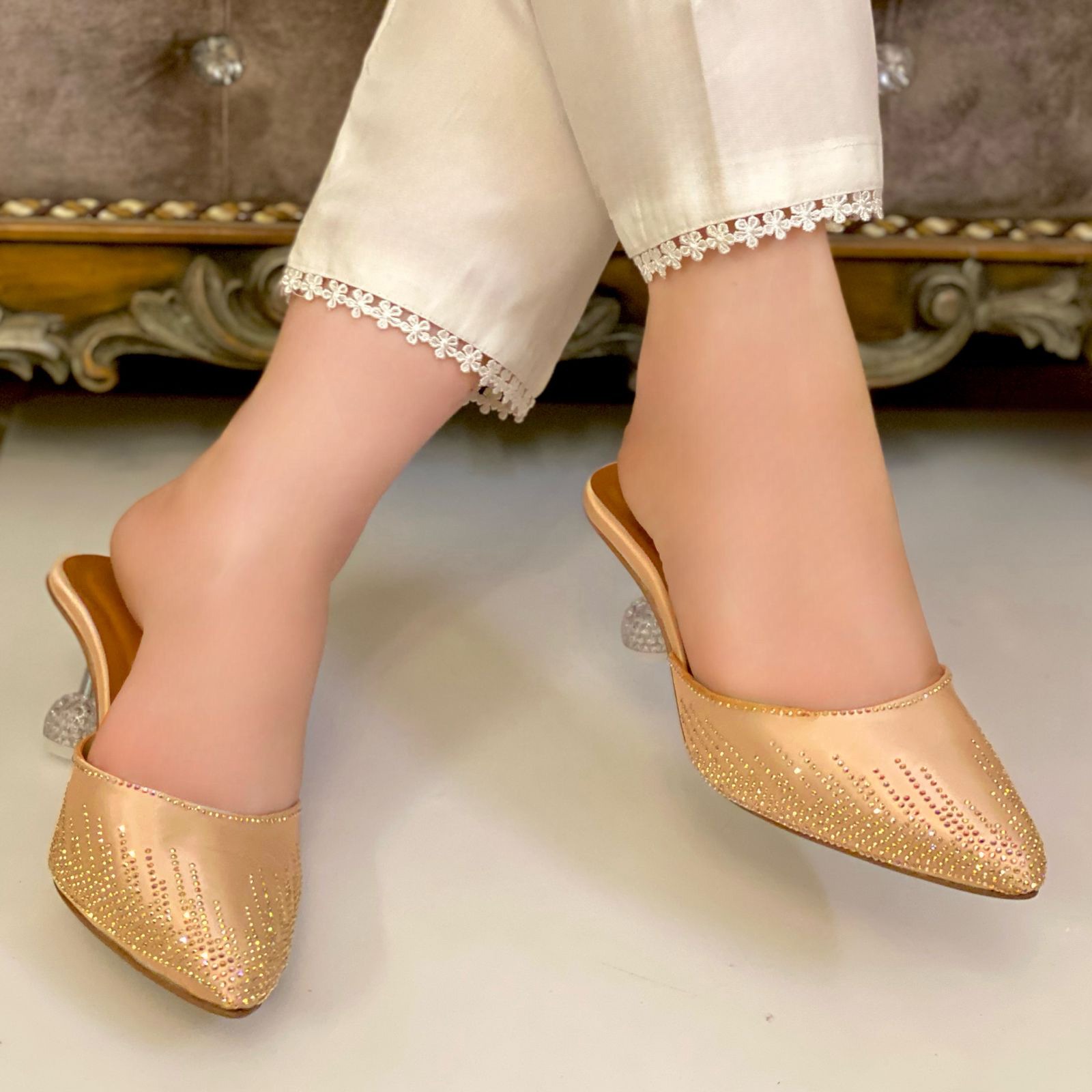 Golden Heels For Her Golden Heels For Her